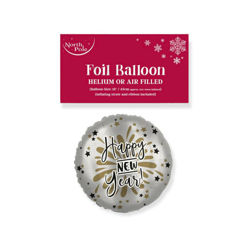 Picture of FOIL BALLOONS - HAPPY NEW YEAR 18 INCH